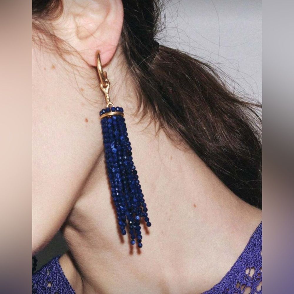 Tassel drop Earrings S1132